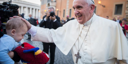 Pope Francis Blessing a Child (Photo by Catholic Church (England and Wales) on Foter.com / CC BY-NC-SA)