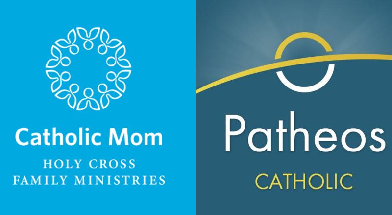 CatholicMom.com and Patheos Logos