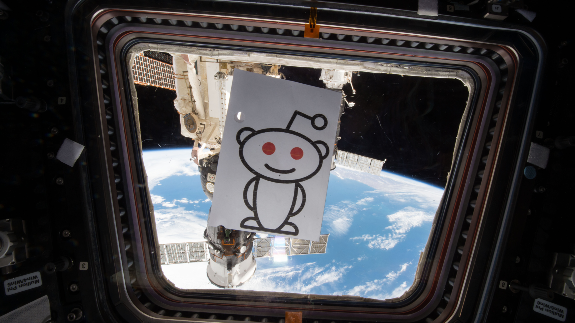 Image Scott Kelly used doing an AMA from the space station