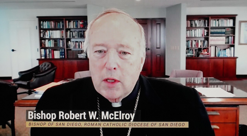 Bishop Robert W. McElroy, Bishop of San Diego, September 24, 2020 (U.S. Institute of Peace CC by 2.0)