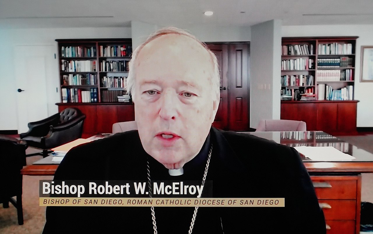 Bishop Robert W. McElroy, Bishop of San Diego, September 24, 2020 (U.S. Institute of Peace CC by 2.0)