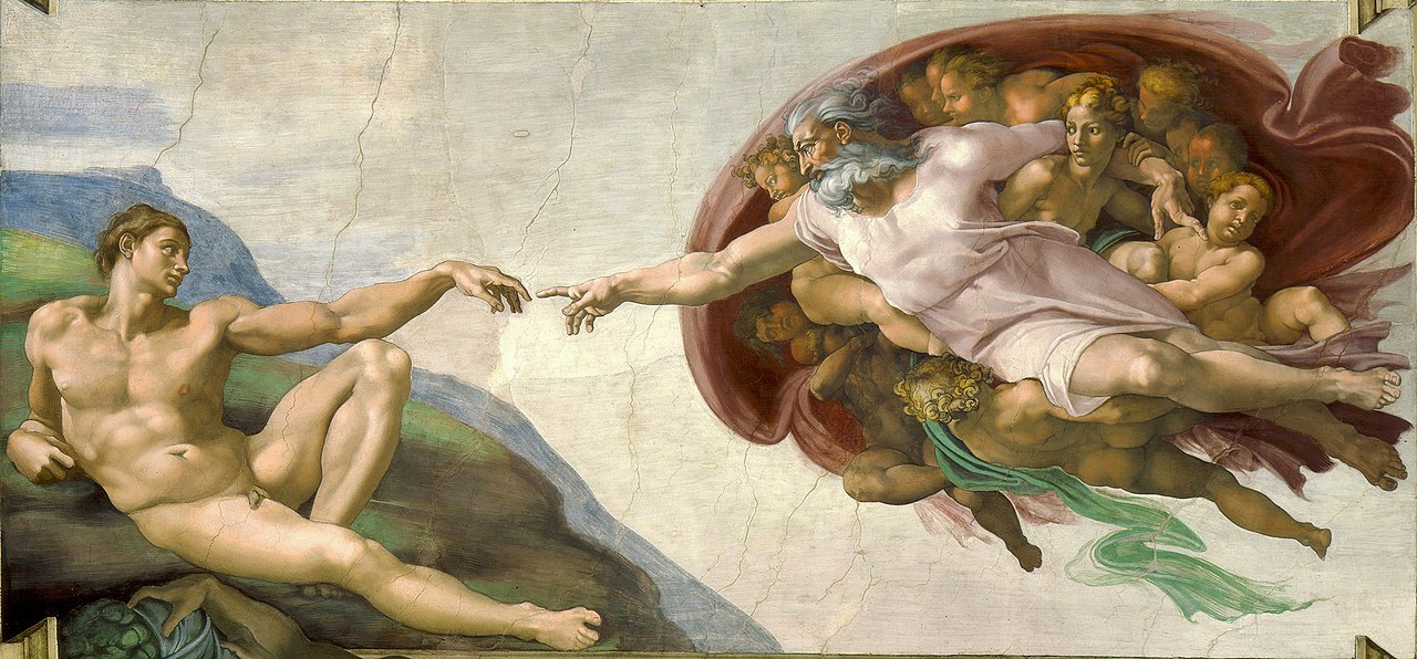 Creation of Adam by Michelangelo