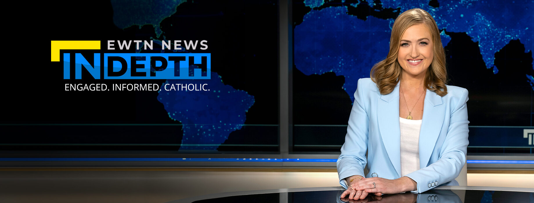 EWTN News in Depth Logo