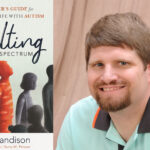 Ron Sandison with Adulting on the Spectrum book (fair use)