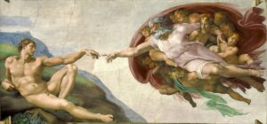 Creation of Adam by Michelangelo